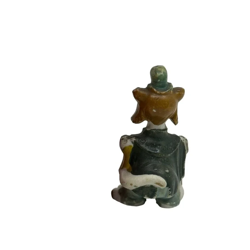 Vintage Disney Figurine‎ Honest John Fox Pinocchio Ceramic Cold Paint Japan 2.5